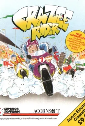 Crazee Rider (1987)(Superior Software)[t] box cover front